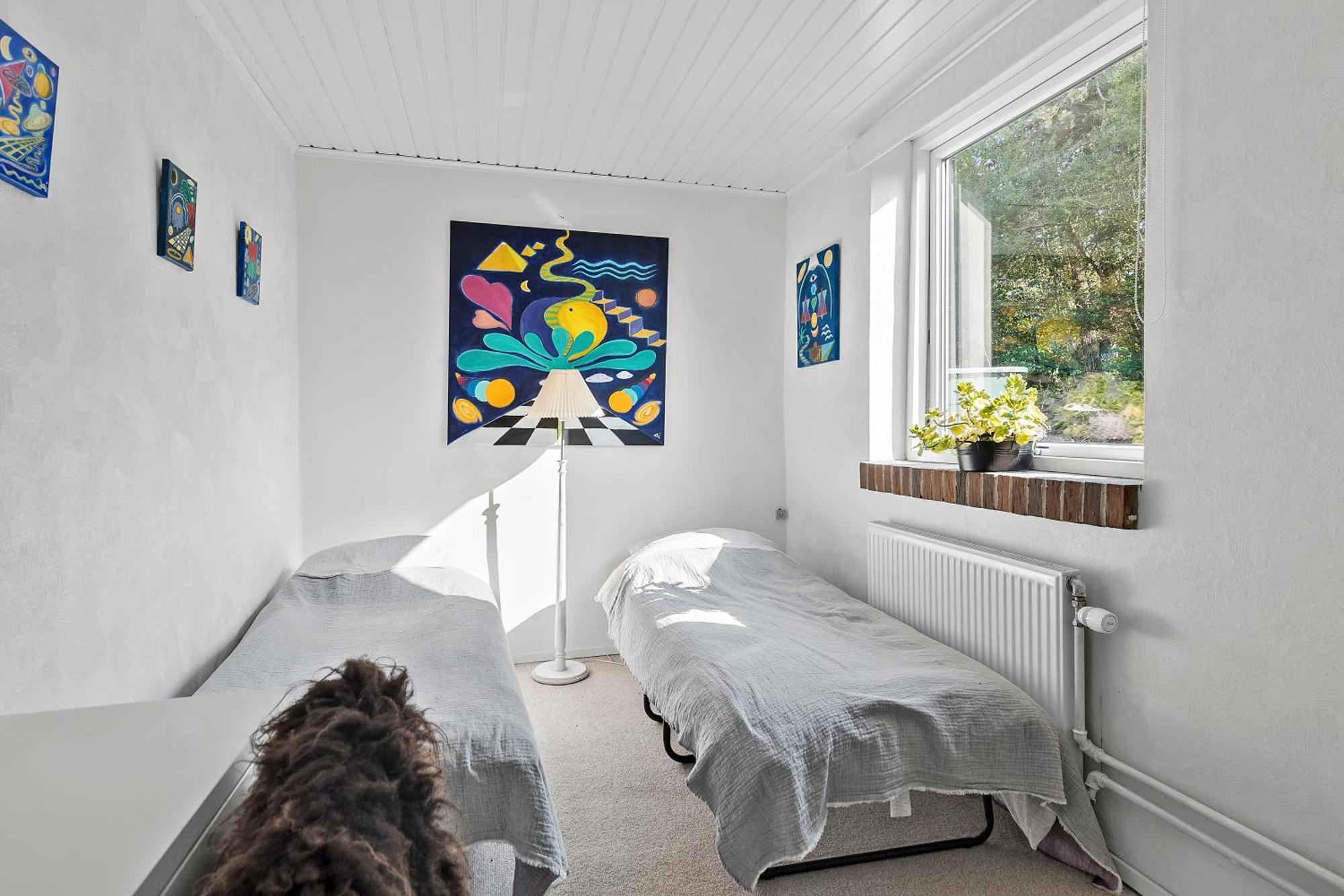 לינה וארוחת בוקר Vestervig Logi I Hus Med Kunst Og Have מראה חיצוני תמונה